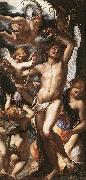 PROCACCINI, Giulio Cesare St Sebastian Tended by Angels af Spain oil painting reproduction